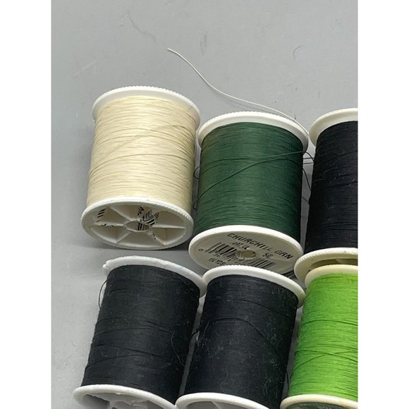 10 spools of polyester thread varying colors and sizes READ see photos - Picture 3 of 5